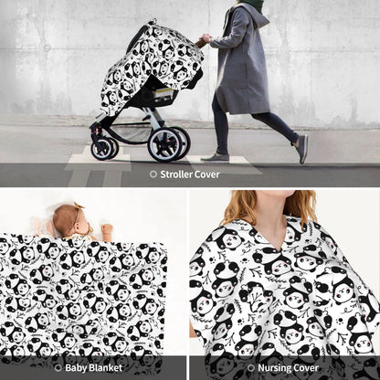 Butterfly Car Seat Cover for Baby in Winter Summer, Nursing Cover for Mom Butterfly Baby Stuff for Baby Girl Boy