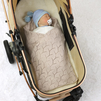 mimixiong 100% Pure Cotton Baby Blanket Extra Soft Cellular Neutral Swaddle Receiving Crib Blanket for Newborn Baby Boy Girl Size 30 x 40 inches (Pink)