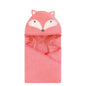 Hudson Baby Unisex Baby Cotton Animal Face Hooded Towel, Pretty Elephant, One Size