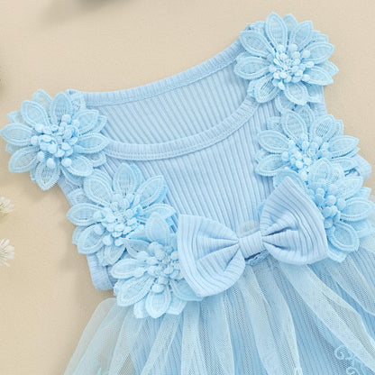 MERSARIPHY Newborn Baby Girl Boho Outfits Infant Lace Tulle Ruffle Bubble Romper Dress Jumpsuit Bodysuit Photoshoot Clothes