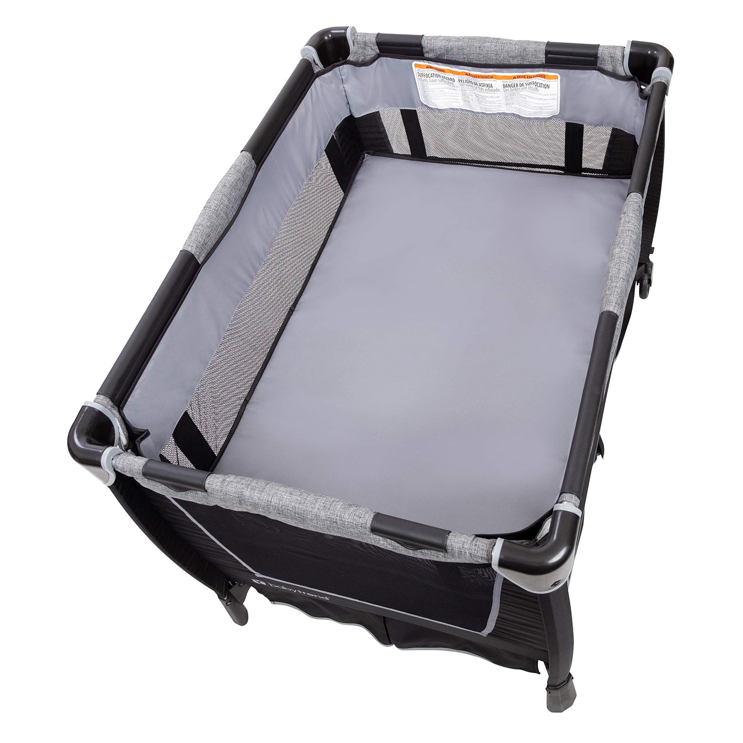 Baby Trend Lil’ Snooze™ Deluxe III Nursery Center® Playard for Twins, Cozy Grey