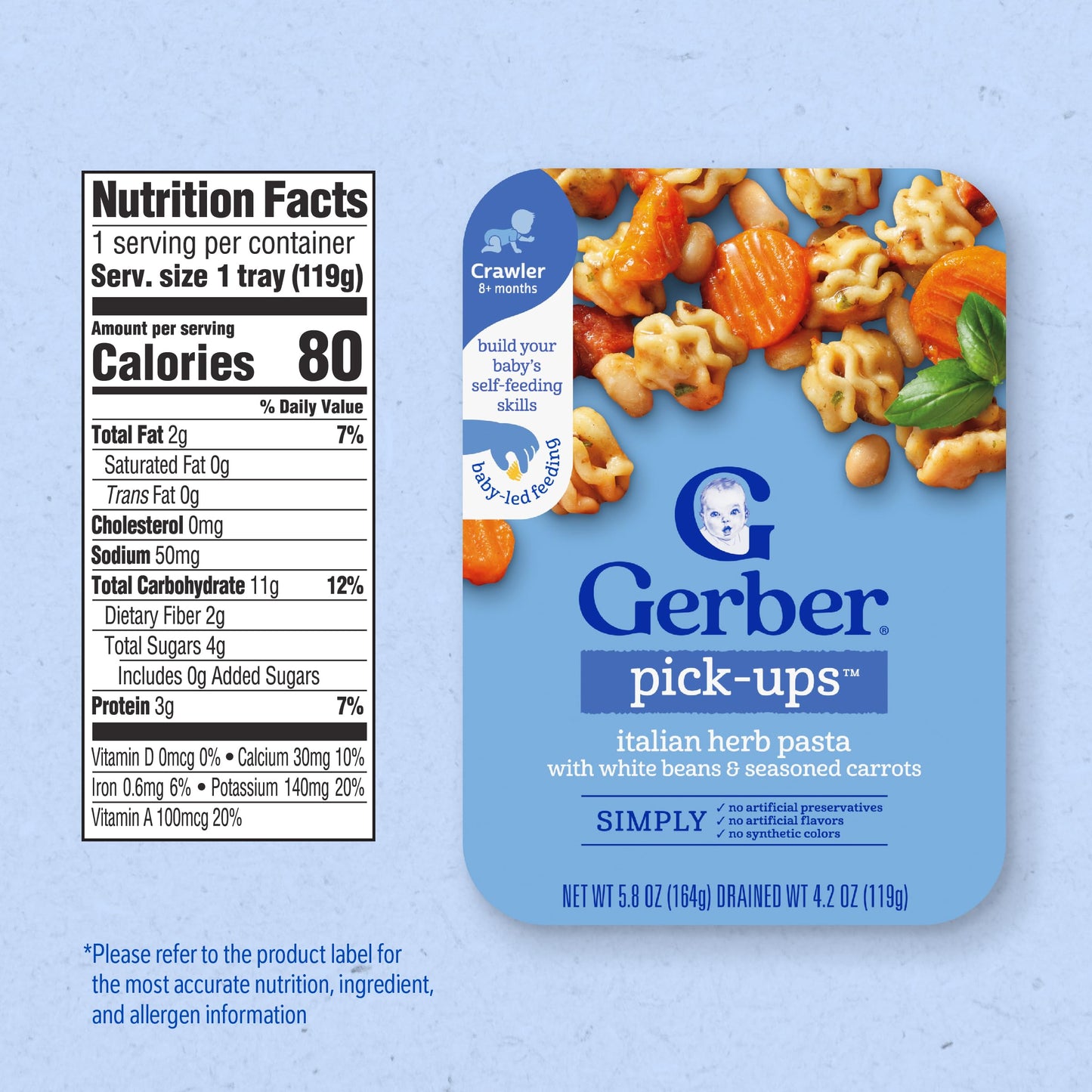 Gerber Toddler Food, Mashed Potatoes & Beef in Gravy, Mealtime for Toddler, 8PK
