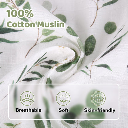 Rquite Car Seat Cover, Muslin Cotton Infant Car Seat Canopy, Breathable Baby Carrier Cover, Summer Stroller Sun Shade, Flower