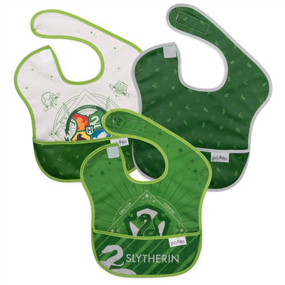 Bumkins Disney Bibs for Girl or Boy, SuperBib Baby and Toddler 6-24 Months, Essential Must Have for Eating, Feeding, Baby Led Weaning, Mess Saving Waterproof Soft Fabric, 3-pk Pooh Bear and Friends