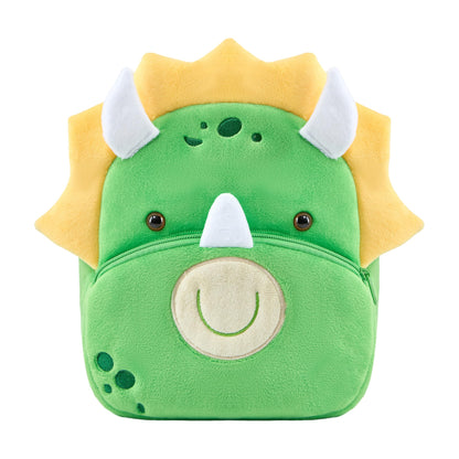 NICE CHOICE Cute Toddler Backpack Toddler Bag Plush Animal Cartoon Mini Travel Bag for Baby Girl Boy 2-6 Years(Grey Elephant)