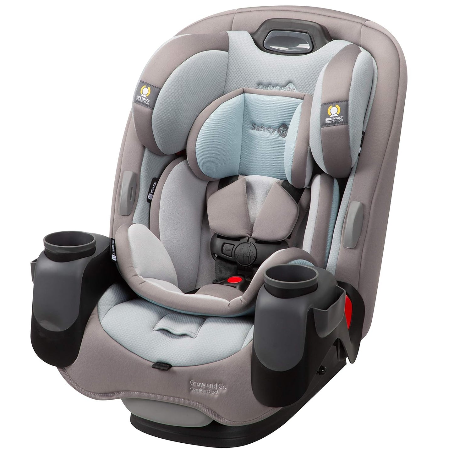 Safety 1st Grow and Go All-in-One Slim Convertible Car Seat, Rear Facing, 5-40 lbs, Forward Facing (30–65 lbs), High Back Booster Seat 40-100 pounds, Dunes Edge