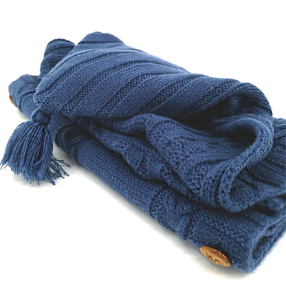 XMWEALTHY Newborn Baby Wrap Swaddle Blanket Knit Sleeping Bag Receiving Blankets Stroller Wrap for Baby(Dark Gray) (0-6 Month)