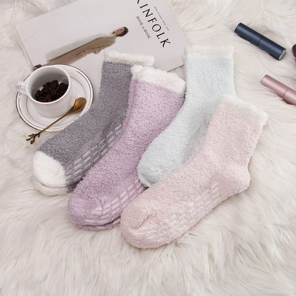 Breslatte Non Slip Hospital Socks with Grips for Women Grip Slipper Socks for Women Gifts