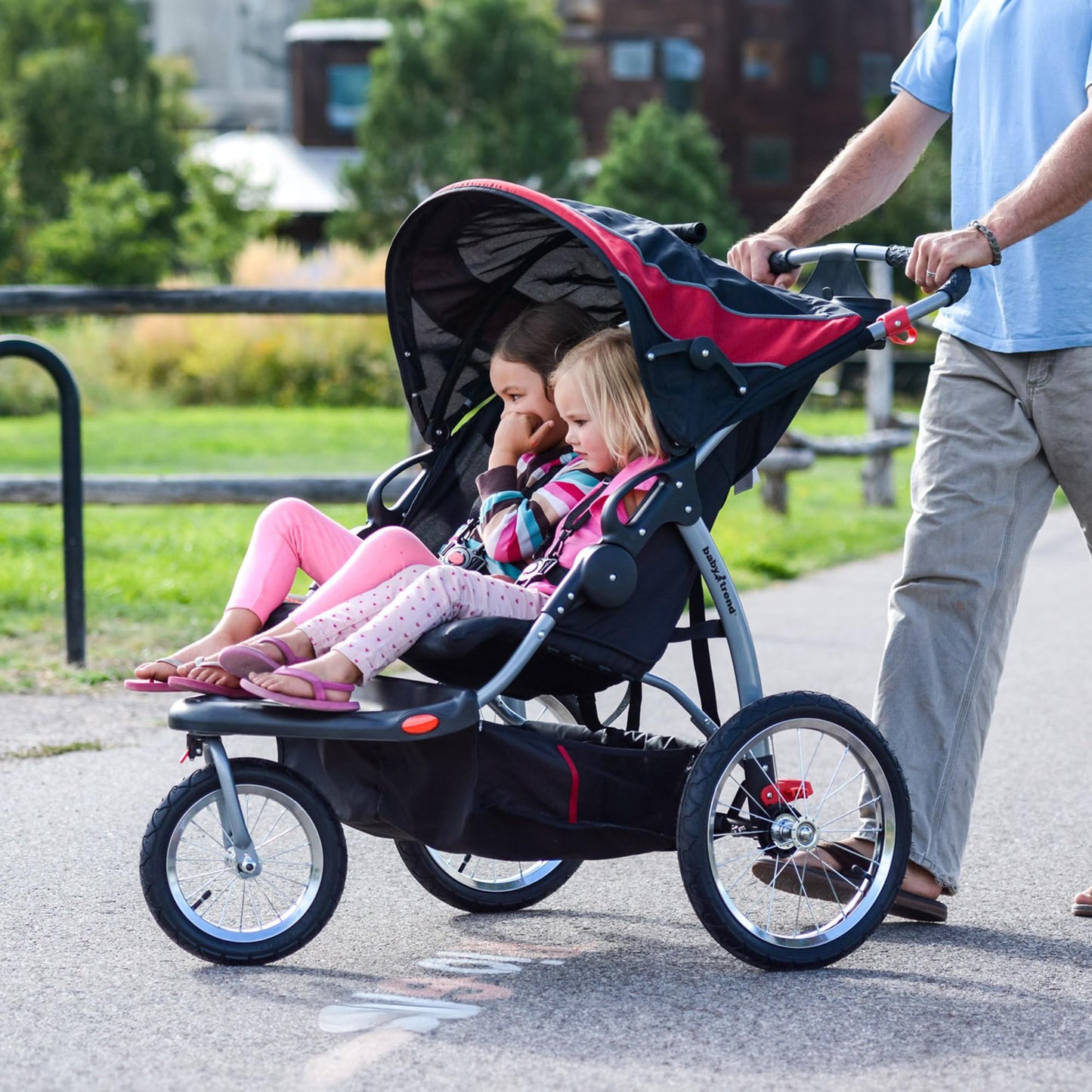 Baby Trend Expedition Double Jogger Stroller, Griffin