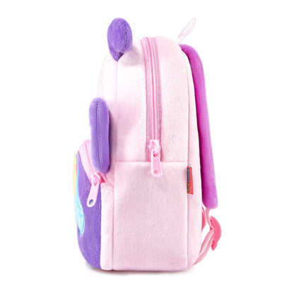 NICE CHOICE Cute Toddler Backpack Toddler Bag Plush Animal Cartoon Mini Travel Bag for Baby Girl Boy 2-6 Years(Grey Elephant)