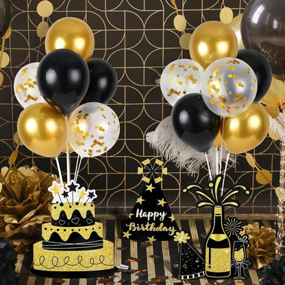 4 Sets Balloon Stand Kit for Table Bear Baby Shower Tables Centerpieces with Balloon Boy Baby Shower Decorations for Bear Theme Gender Reveal Birthday Party Table Decorations Supplies (Brown Bear, 4)