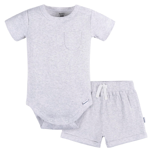Gerber Baby Bodysuit and Short Set