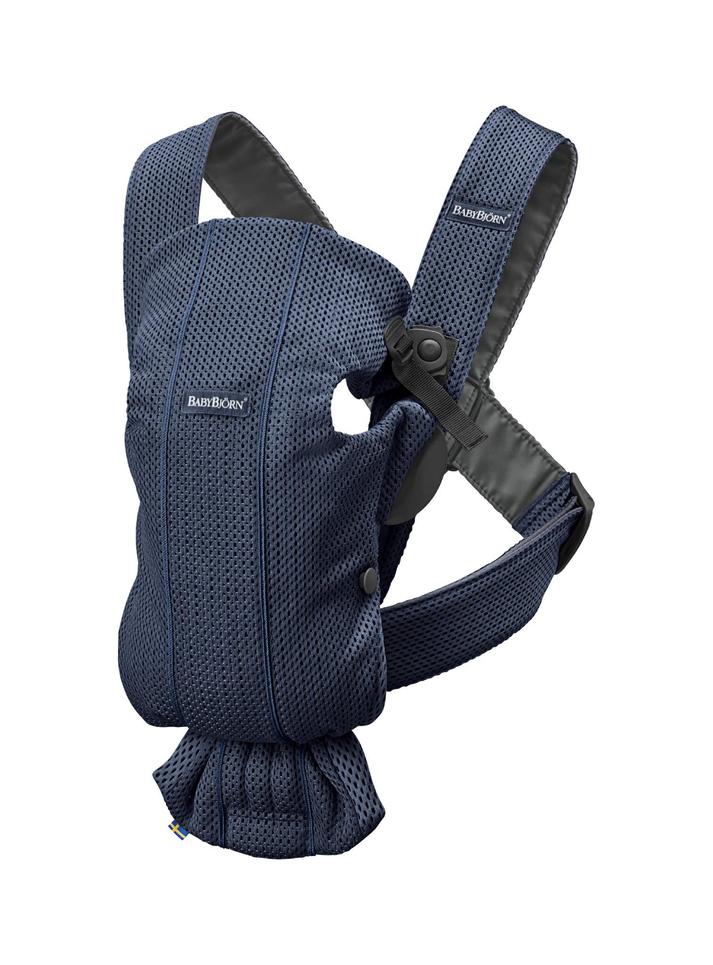 BabyBjörn Baby Carrier Mini, 3D Jersey, Light Beige | Newborn Carrier (7-25 lbs), Ergonomic, Easy-to-Use