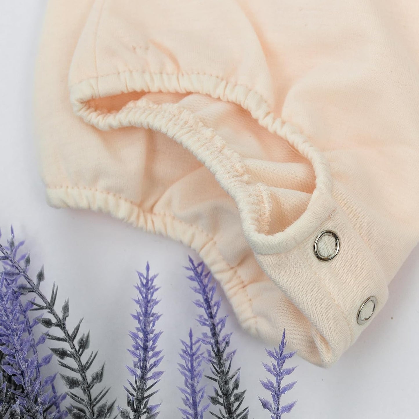 Wildflower Baby Girl Romper - First Birthday Outfit Flower Newborn Bubble Toddler Infant Long Sleeve One-piece Gifts