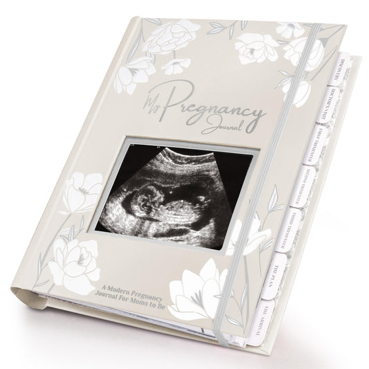 Pregnancy Journal, Pregnancy Announcements - 80 Pages Hard Cover Baby Books For Mom To Be Gift, Baby Memory Book Keepsake, Gender Reveal Gifts For New Moms, Mother's Day Gifts (Clay)