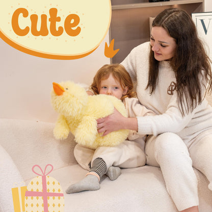 43" Giant Duck Stuffed Animals, Large Stuffed Duck Plush Toys, Big Plush Stuffed Animal, Soft Jumbo Stuffed Animals Gifts for Kids Adults on Birthday Children's Day Christmas or Any Festivals