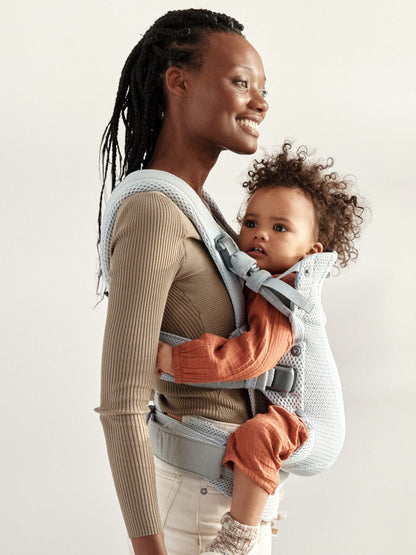 BabyBjörn Baby Carrier Harmony, Cream, 3D Mesh, 3-in-1 Ergonomic Baby Carrier; Newborn, Facing-in, Outward-Facing, and Back Carrying Positions Supported (7-40 lbs), Newborn to Toddler