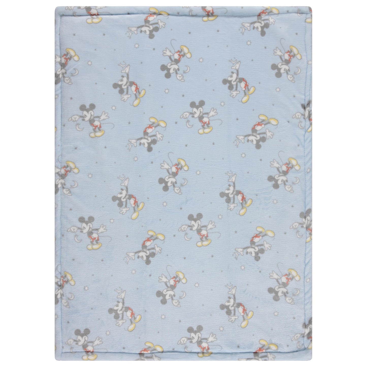 Disney Mickey Mouse, Minnie Mouse, Winnie The Pooh, Lilo and Stitch 2-Ply Infant Blanket - Soft Fleece with Polyfill - Cozy and Warm Baby Blanket for Baby Boys and Girls, 30x40 Inches