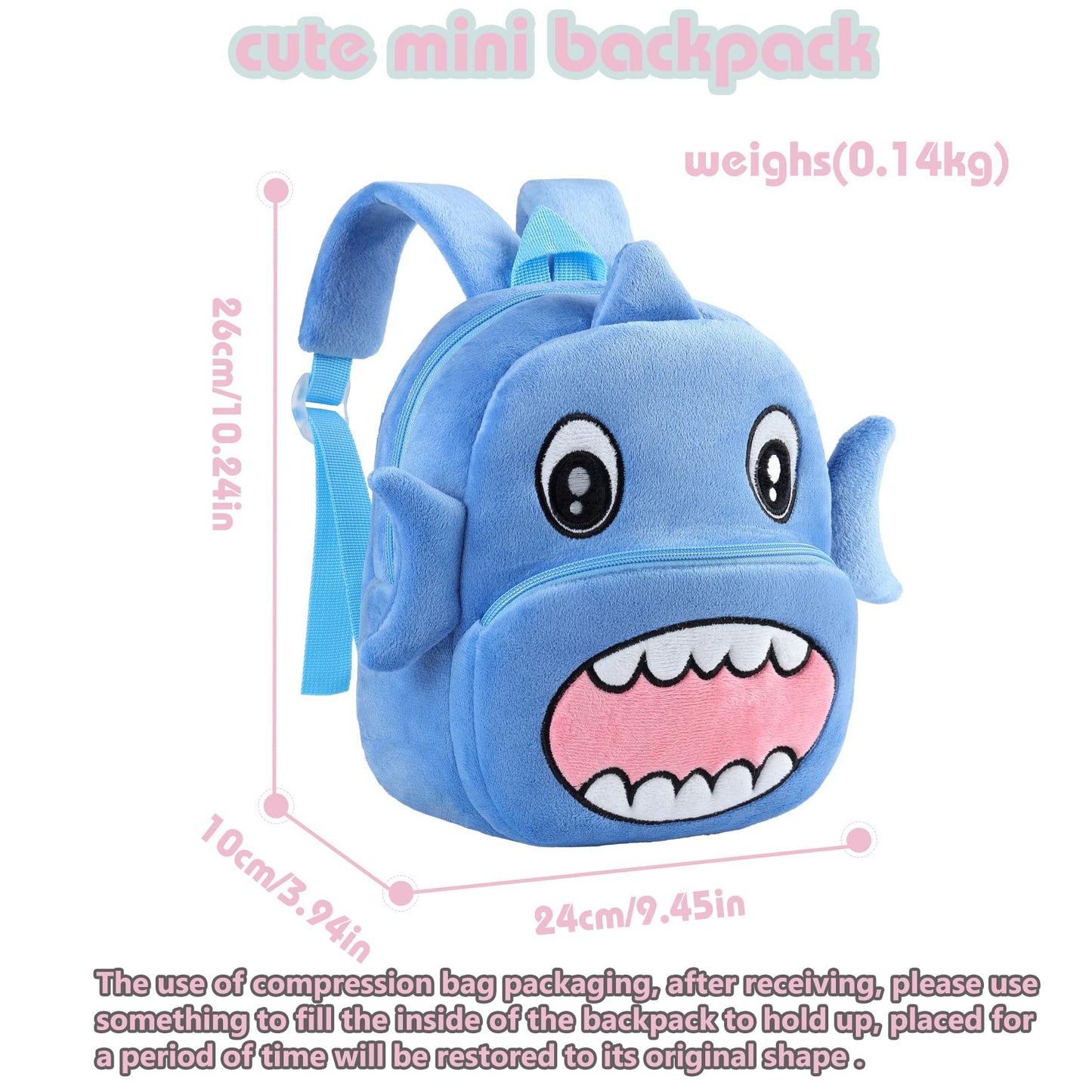 Toddler Backpack for Girls Boys School Small Backpacks Toddler Back Pack Stuffed Animal Backpack Kawaii Kids Mini School Bag Preschool Age 2-4 Unicorn