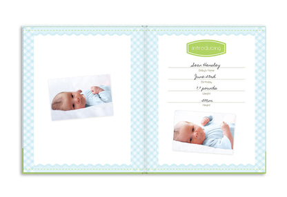 Bird Photo Album, Memory Keepsake Babybook, Gender-Neutral Baby Accessory for New and Expecting Parents, Pink