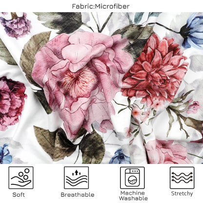 Nursing Cover Breastfeeding, Multi-use Baby CarSeat Cover Girls, Infant Stroller Car Seat Cover, Stretchy Carseat Canopy, Soft Breathable, Peony