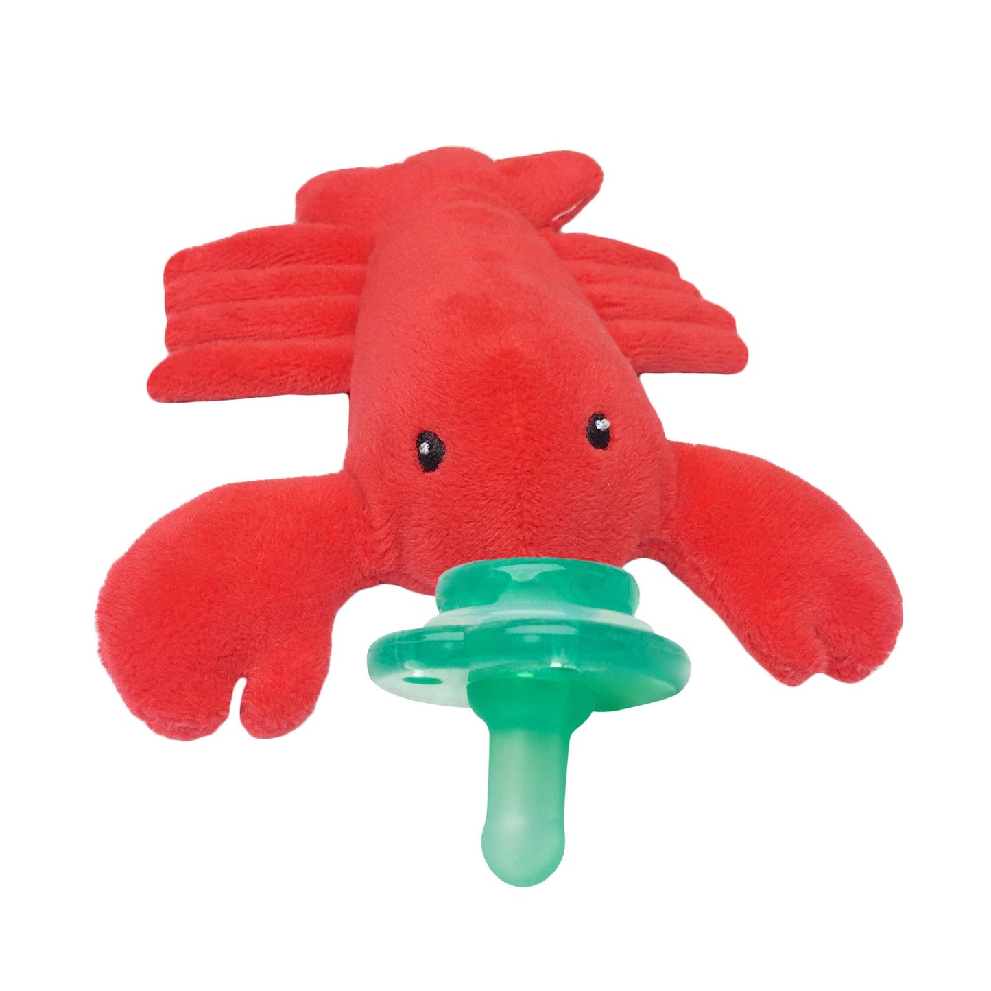 Nookums Paci-Plushies Buddies - Alligator Pacifier Holder - Adapts to Name Brand Pacifiers, Suitable for All Ages, Plush Toy Includes Detachable Pacifier