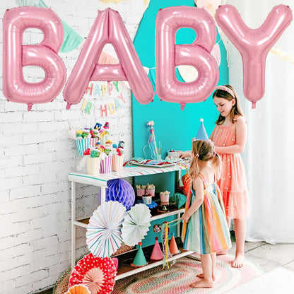40 Inch Beige OH BABY Balloon for Baby Shower, Large Cream White Oh Baby Balloons Letters with Ribbon, Neutral Ivory Alphabet Oh Baby Balloon Banner Sign for Gender Reveal Backdrop Party Decorations