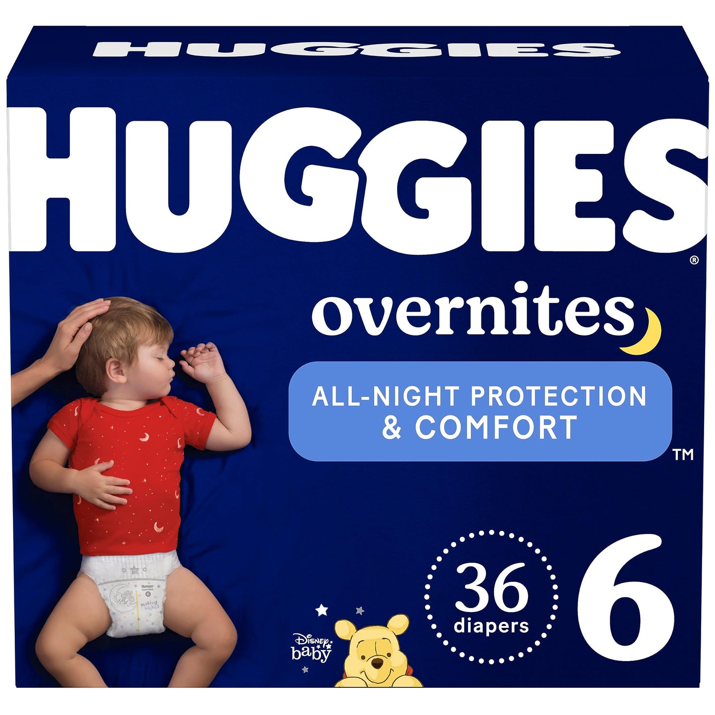 Huggies Size 5 Overnites Baby Diapers: Overnight Diapers, Size 5 (27+ lbs), 100 Ct (2 Packs of 50)
