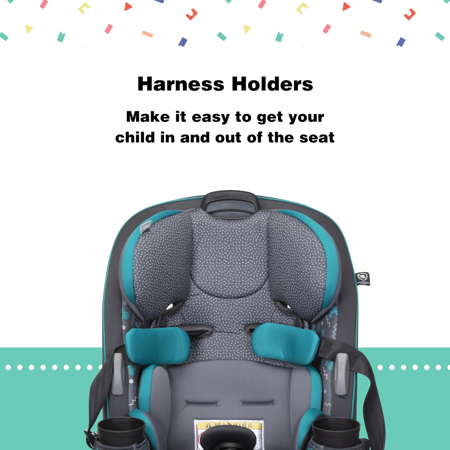 Disney Convertible Car Seat, Rear Facing 5-40 pounds, Forward Facing 30-65 pounds, Booster 40-100 lbs, Convert From Infant to Toddler, Simply Mickey