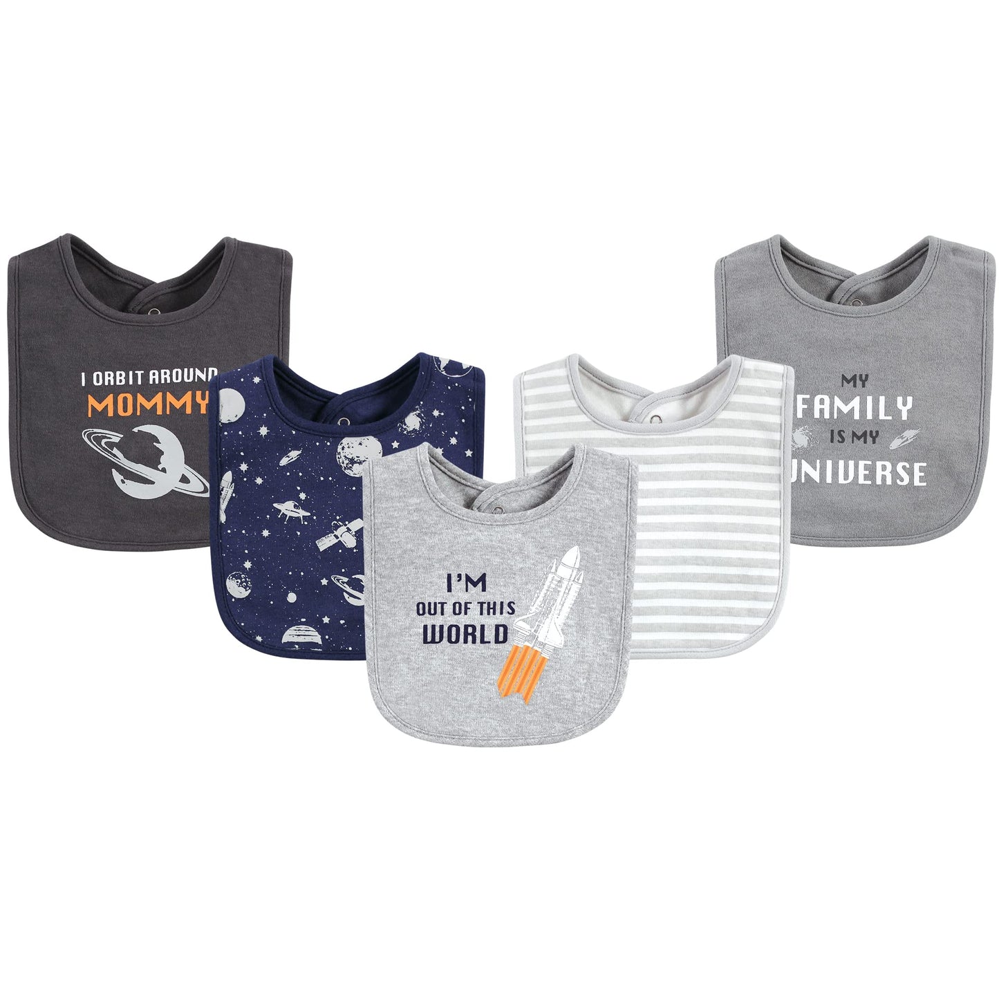 Hudson Baby Unisex BabyCotton Bibs