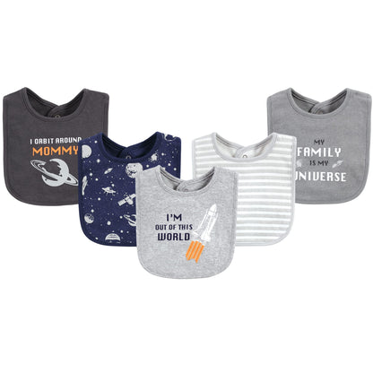 Hudson Baby Unisex BabyCotton Bibs
