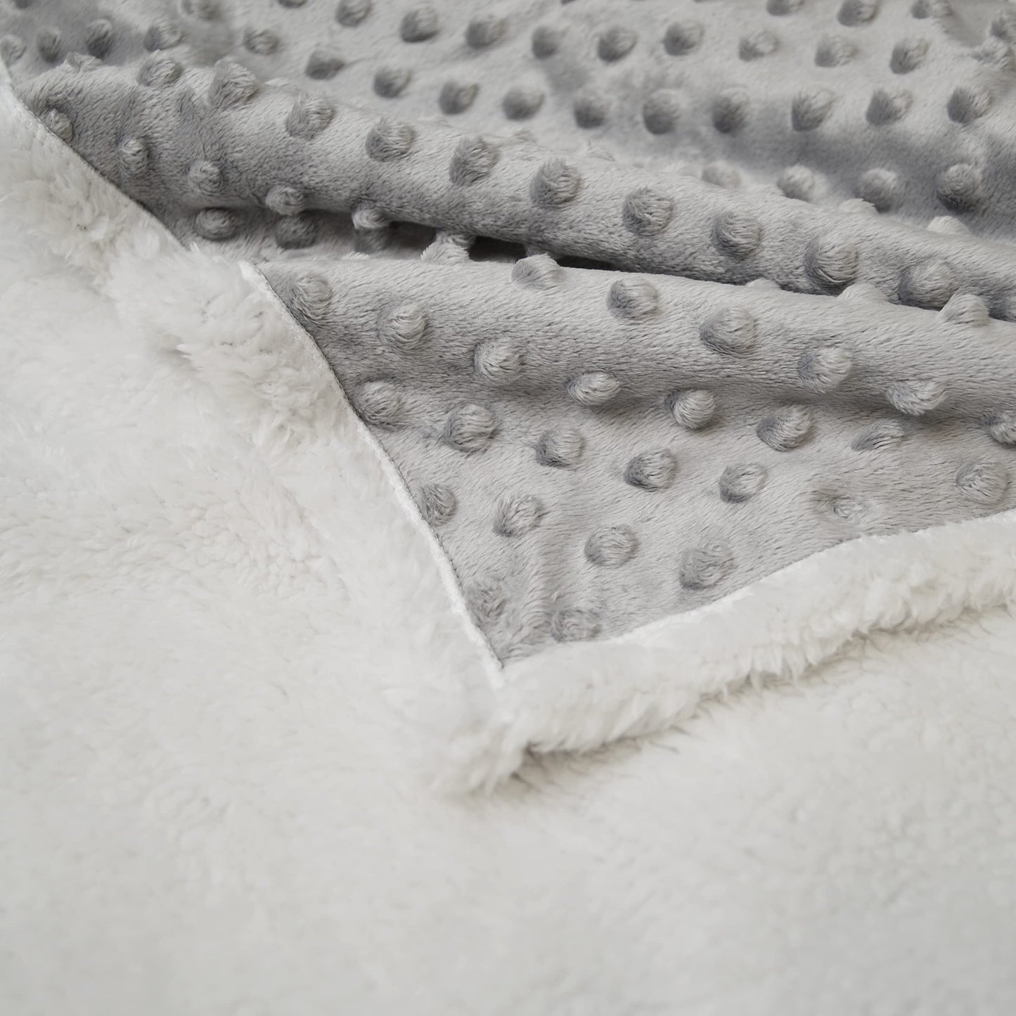 American Baby Company Heavenly Soft Chenille Sherpa Receiving Blanket, 3D Pink, 30" x 35", Warm and Cozy for Boys and Girls, Ideal for Baby Carrier, Stroller, and Travel