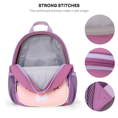 mibasies Toddler Backpacks for Girls 2-4: Baby Preschool Backpack - Kids Unicorn Backpack for Boys Girls - 12inch Mini School Bag