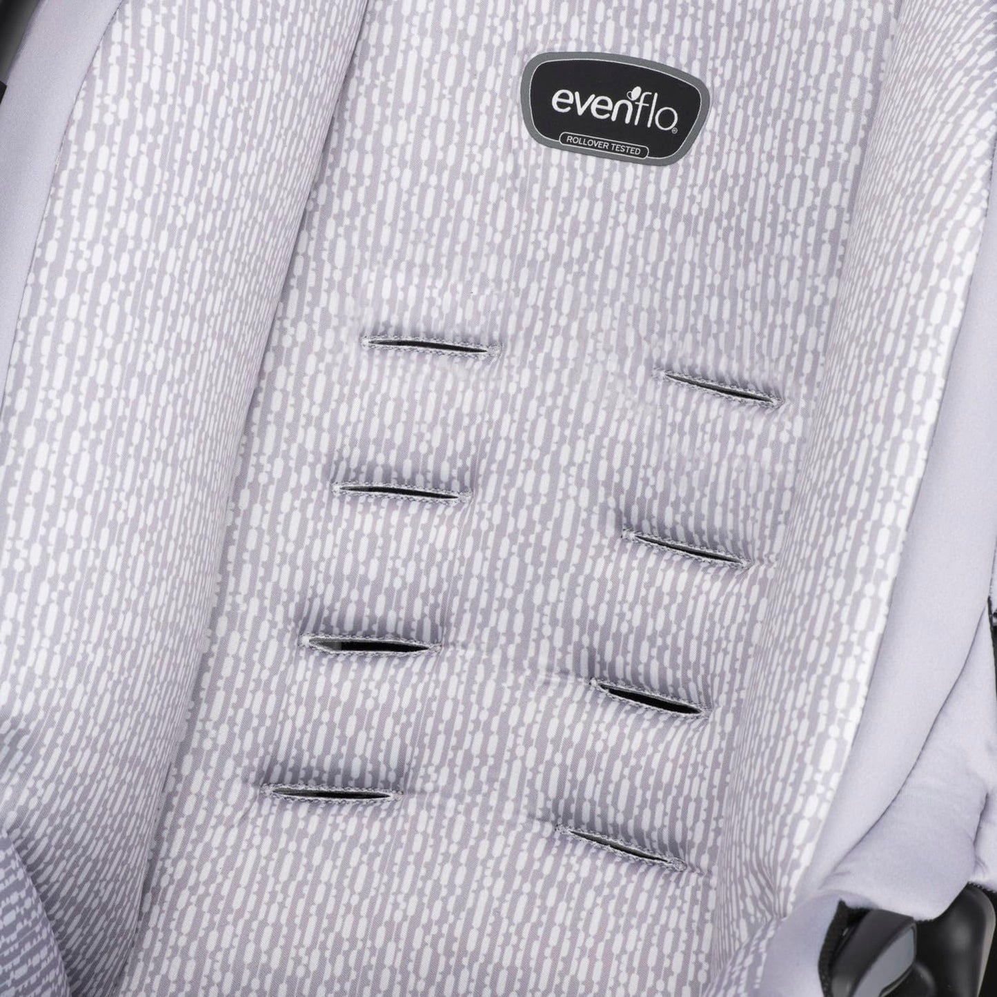 Evenflo LiteMax 35 Infant Car Seat (River Stone), Lightweight, Extended Use, Belt Lock-Off, Ergonomic Handle