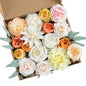 Artificial Flowers Combo for DIY Wedding Bouquets Combo Centerpieces Arrangements Party Bridal Baby Shower Home Decorations-Blush Pink