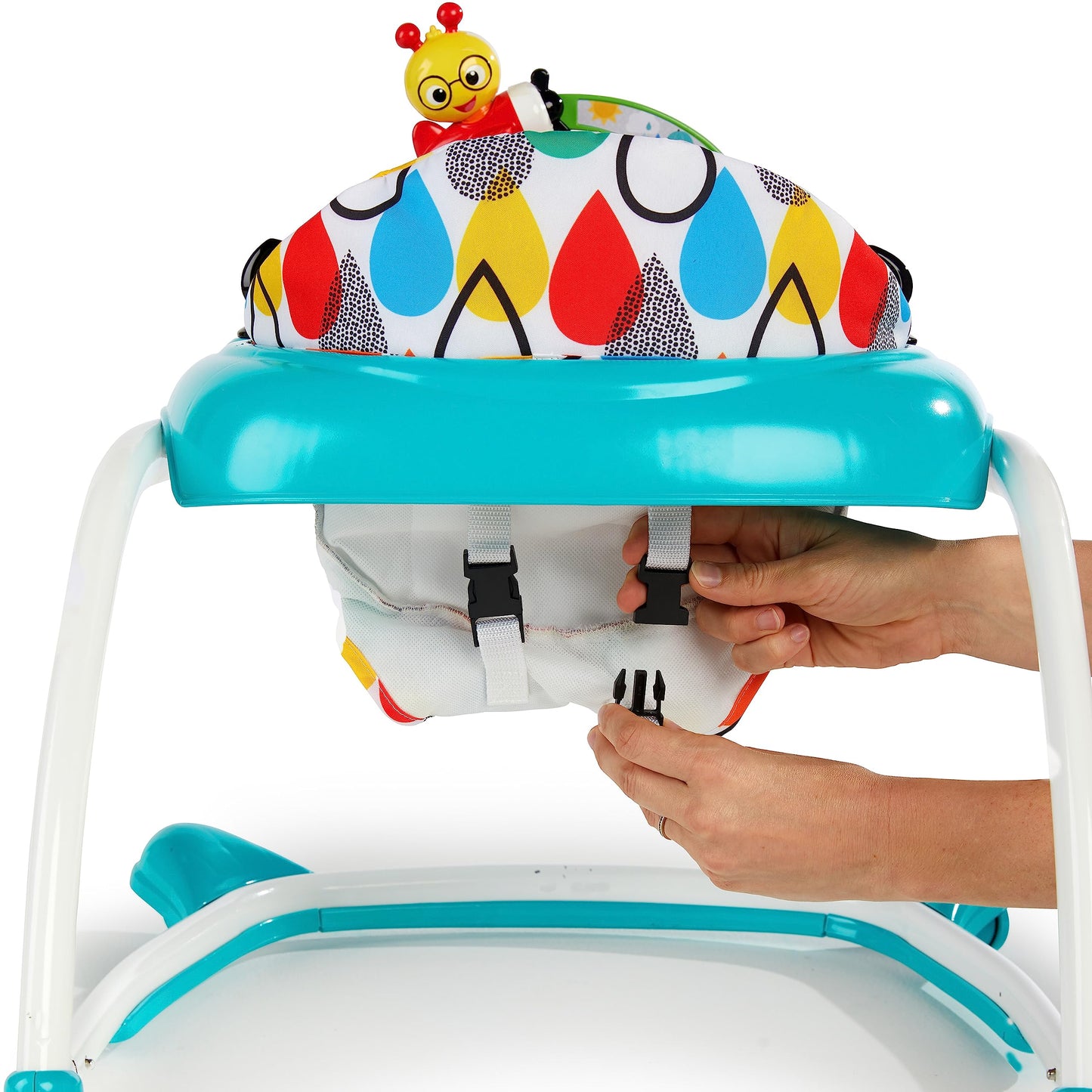 Baby Einstein Sky Explorers Baby Walker Activity Center and Sensory Play Learning-Toy with Lights, Songs and Sounds, Age 6 Months+, Blue