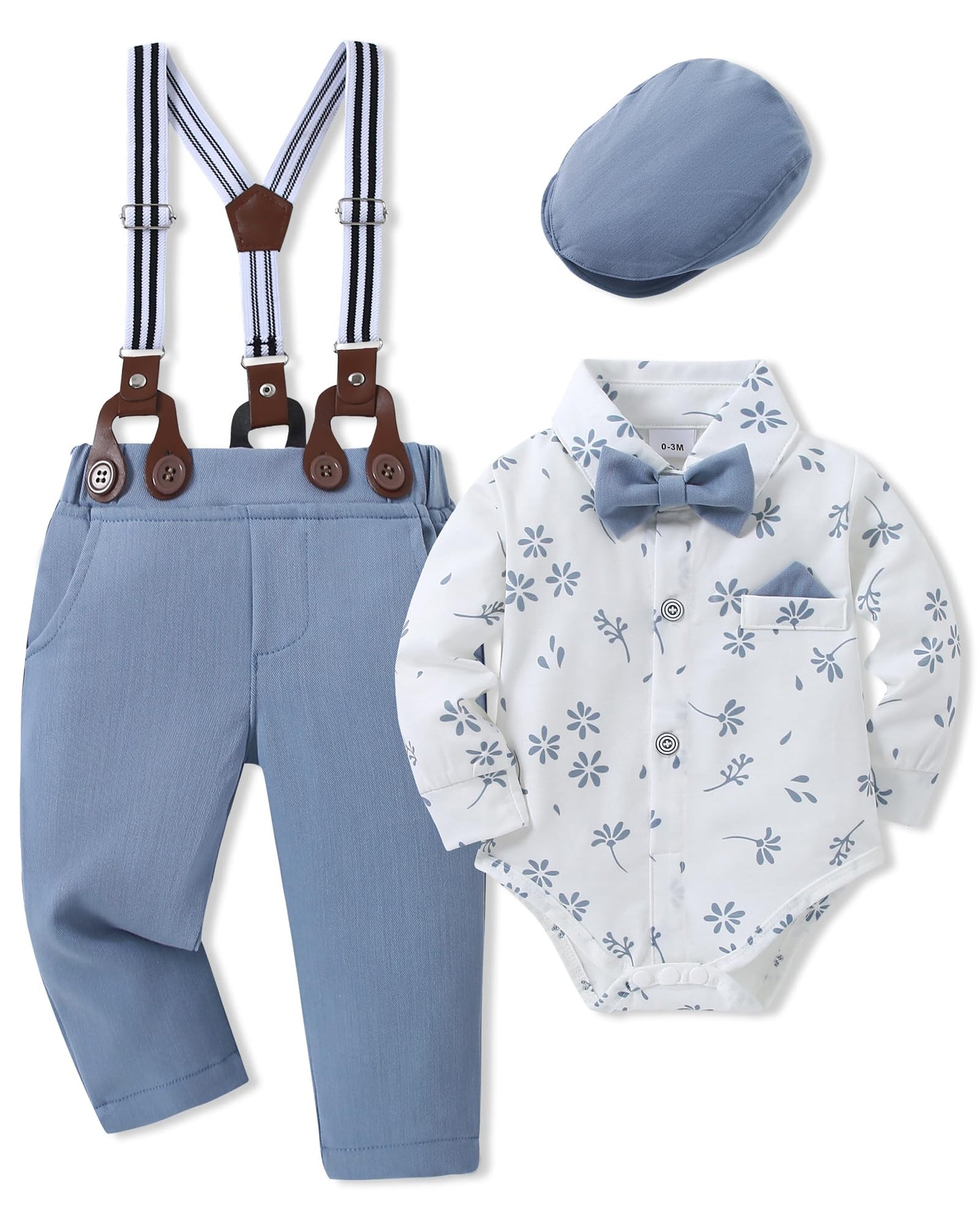 SANMIO Baby Boy Clothes 0-24M Baby Boy Suits 4pcs Baby Boys Baptism Easter Outfits Baby Christmas Clothes