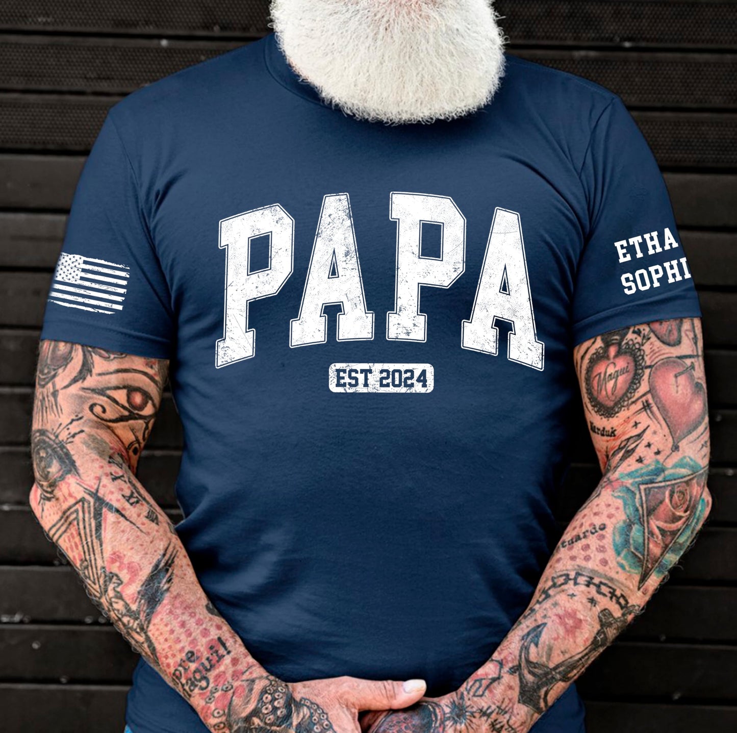 Personalized Custom Grandpa Shirt, Fathers Day Shirt Gifts for Grandpa, Gifts for Dad