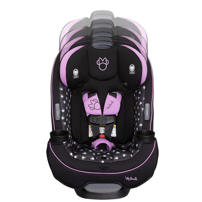 Disney Convertible Car Seat, Rear Facing 5-40 pounds, Forward Facing 30-65 pounds, Booster 40-100 lbs, Convert From Infant to Toddler, Simply Mickey