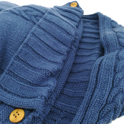 XMWEALTHY Newborn Baby Wrap Swaddle Blanket Knit Sleeping Bag Receiving Blankets Stroller Wrap for Baby(Dark Gray) (0-6 Month)