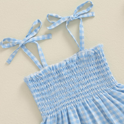 VISGOGO Infant Baby Toddler Girls Clothes Solid Color Sleeveless Camisole Linen Pants Set Baby Summer Outfits