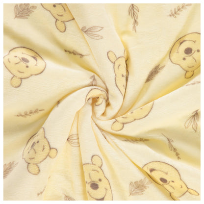 Disney Mickey Mouse, Minnie Mouse, Winnie The Pooh, Lilo and Stitch 2-Ply Infant Blanket - Soft Fleece with Polyfill - Cozy and Warm Baby Blanket for Baby Boys and Girls, 30x40 Inches