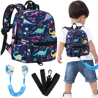 Accmor Toddler Backpack Leash, Cute Unicorn Baby Backpacks with Anti Lost Wrist Link, Mini Kids Backpack Leash Walking Harness for Outdoor Travel, Adorable Backpack Tether for Boys Girls 1-3 (Purple)