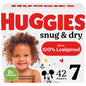 Huggies Size 1 Diapers, Snug & Dry Newborn Diapers, Size 1 (8-14 lbs), 38 Count, Packaging May Vary