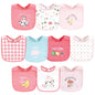 Hudson Baby Unisex BabyCotton Bibs