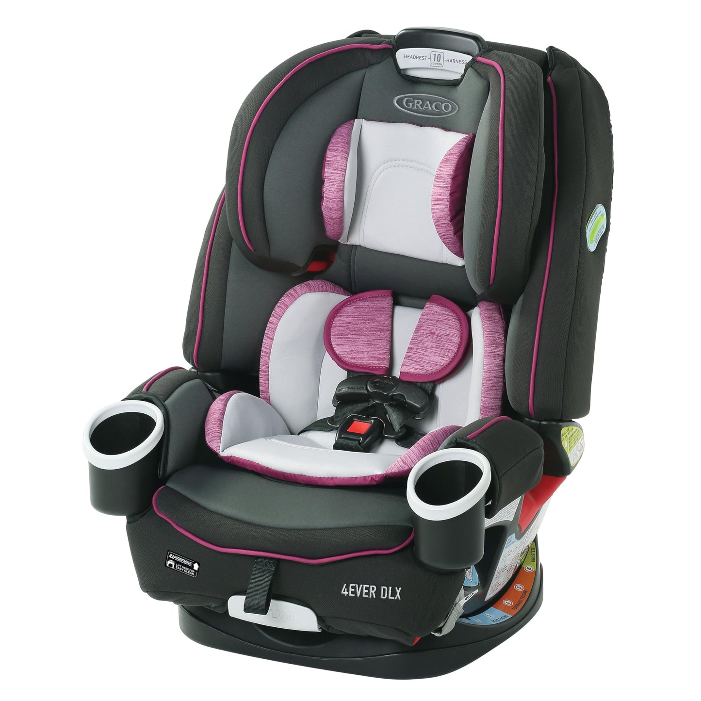 Graco 4Ever DLX 4-in-1 Car Seat, Maven | Infant to Toddler Car Seat, with 10 Years of Use | Rear-Facing, Forward-Facing and Booster Modes | Safe, Comfortable and Convenient