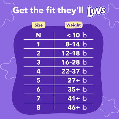 Luvs Size 1 Baby Diapers, Platinum Protection Bluey Diapers for Day & Night, Size 1, 294 Count (Packaging May Vary)