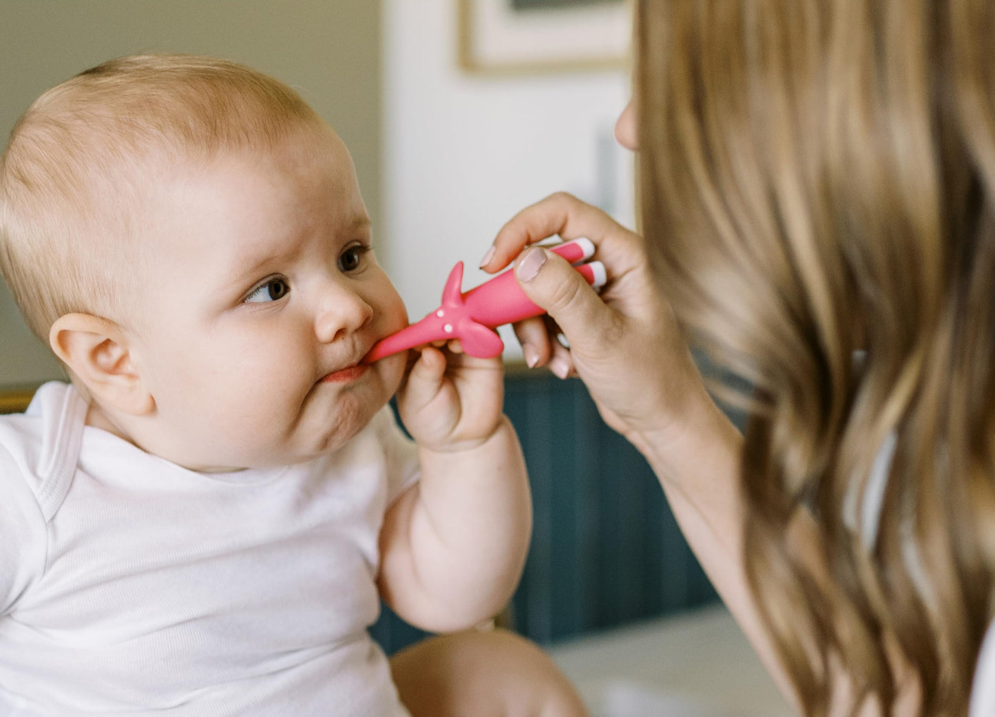 Dr. Brown's Infant-to-Toddler Training Toothbrush, Soft for Baby's First Teeth, Pink Elephant, 0-3 Years (Colors/Styles May Vary)