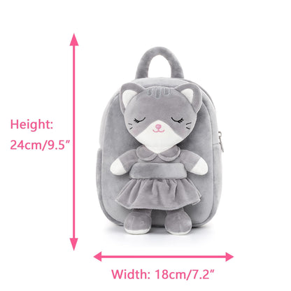 Lazada Girls Backpack with Doll Toddler Toys Baby Girls Gifts Rag Dolls 9.5“
