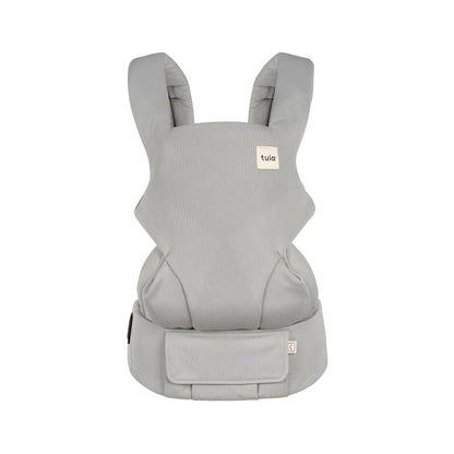 Baby Tula Explore Linen Baby Carrier 7 – 45 lb, Adjustable Newborn to Toddler Carrier, Multiple Ergonomic Positions Front and Back, Breathable and [Natural – Explore + Linen, Ash